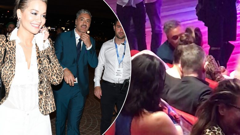 Rita Ora shfaqet në një moment intim me regjisorin Taika Waititi në premierën e RuPaul’s Drag Race Down Under – para se të largoheshin së bashku nga vendi i ngjarjes