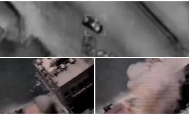 Momenti kur droni i ushtrisë izraelite hedh në erë një veturë dhe nëndetësen kamikaze të Hamasit
