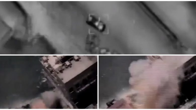 Momenti kur droni i ushtrisë izraelite hedh në erë një veturë dhe nëndetësen kamikaze të Hamasit