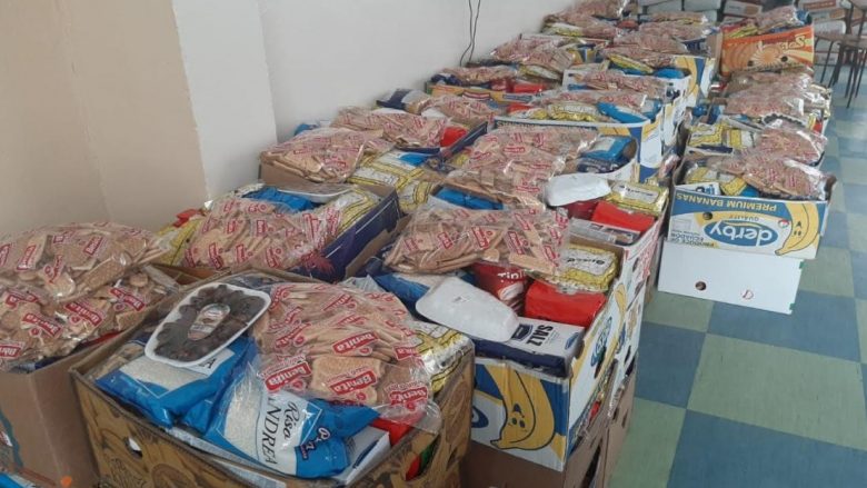 Gjilani pranon 100 pako ushqimore, donacion nga Jetimat e Ballkanit
