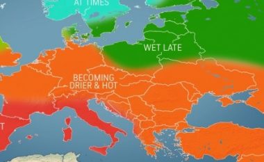 AccuWeather tregoi parashikimin e motit gjatë verës, çfarë temperaturash e presin Kosovën