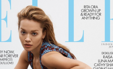 Rita Ora merr vëmendje me paraqitjen në kopertinën e revistës “Elle”