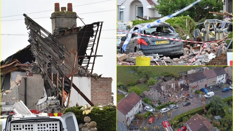 Një fëmijë i vdekur dhe katër të lënduar – shihni se çfarë iu bëri dy shtëpive, një shpërthim i gazit në Angli