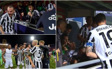 Lojtarët e Juventusit minutat e fundit të ndeshjes Napoli – Verona i shikuan në telefon: Gëzim i madh i bianconereve kur u mbyll ai takim