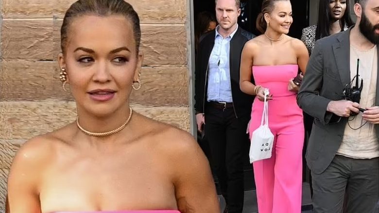 Buzëqeshja në fytyrën e saj i thotë të gjitha! Rita Ora duket e lumtur dhe në disponim të mirë me lidhjen e saj të re me Taika Waititin