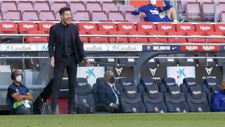 Simeone flet për barazimin ndaj Barcelonës, garën për titull në La Liga dhe ndeshjen e Real Madridit me Sevillën