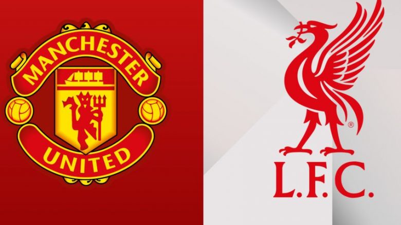 Formacionet zyrtare të derbit të Anglisë, Manchester United – Liverpool