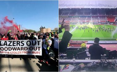 'GlazerOut' - legjenda e Manchester United ishte i pranishëm në protestën në Old Trafford