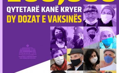 ​Mbi 200 mijë qytetarë kanë marrë të dyja dozat e vaksinës në Shqipëri