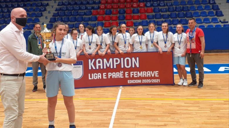 Vushtrria, kampione e Ligës së Parë në konkurrencën e femrave në basketboll