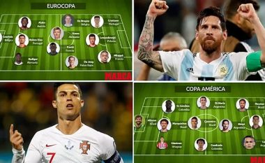 Messi, Suarez, Ronaldo, Mbappe: Euro 2020 vs Copa America – kush do të fitonte?