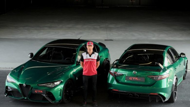 Kimi Raikonen testoi veturën Giulia GTA të Alfa Romeos
