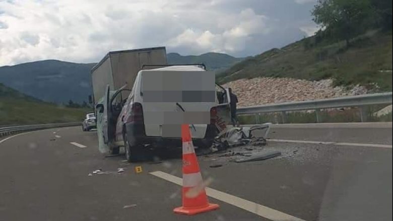 Aksidenti në autostradën “Arbën Xhaferi”, një person i lënduar rëndë