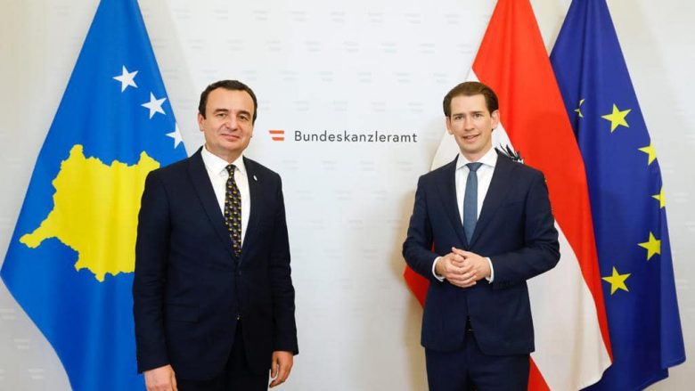 Kurti në takim me kancelarin austriak, diskutojnë për investimet dhe rritjen e bashkëpunimit ekonomik
