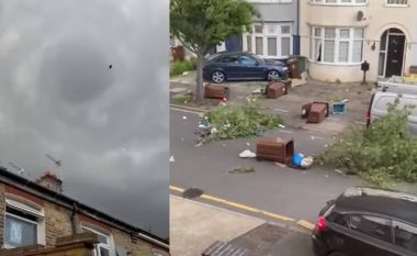 Tornado godet Londrën – stuhia shkatërron shtëpi, vetura dhe shkakton vërshime