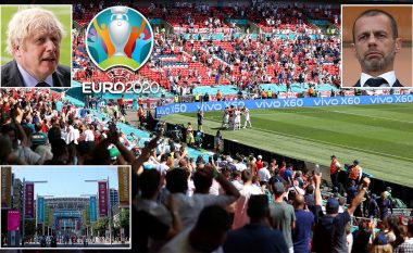 Qeveria britanike pajtohet me kushtet e UEFA-s që të rritet numri i tifozëve për finalen e Euro 2020 në Wembley