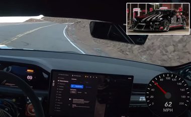 Shihni shpejtësinë e Model S Plaid të Tesla, shoferi prek 220 km/orë në një rrugë malore të rrezikshme që arrin lartësinë 4 mijë metra