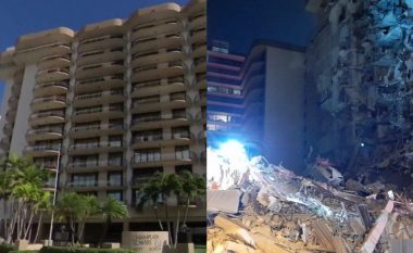 Ekipet e shpëtimit nxitojnë drejt një ndërtese pjesërisht të shembur në Miami Beach – pamjet nga vendi i ngjarjes