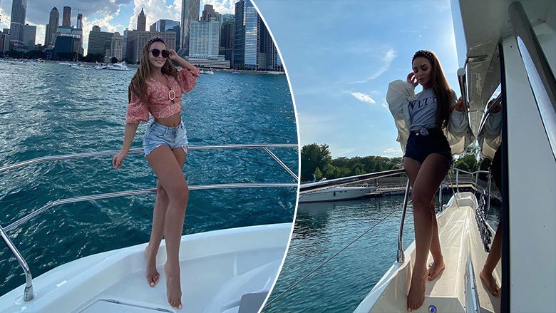Adelina Berisha me pushime në ShBA, sjell poza atraktive nga Chicago