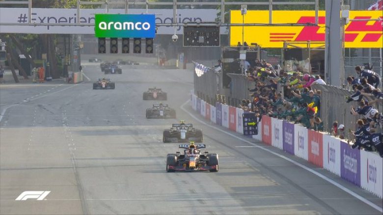 Gabojnë rëndë Hamilton e Verstappen – Perez triumfon në garën për çmimin e madh të Azerbajxhanit