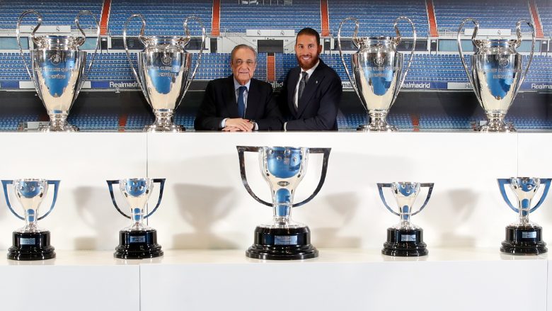 Florentino Perez për lamtumirën e Ramosit: Nuk është një ditë e lehtë, Real Madrid do të jetë gjithmonë shtëpia juaj