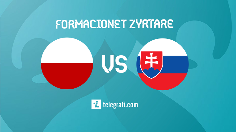 Formacionet zyrtare: Poloni – Sllovaki