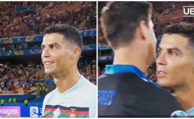 Zbulohen fjalët që Ronaldo i tha Courtois në fund të ndeshjes pasi Portugalia u eliminua nga Belgjika
