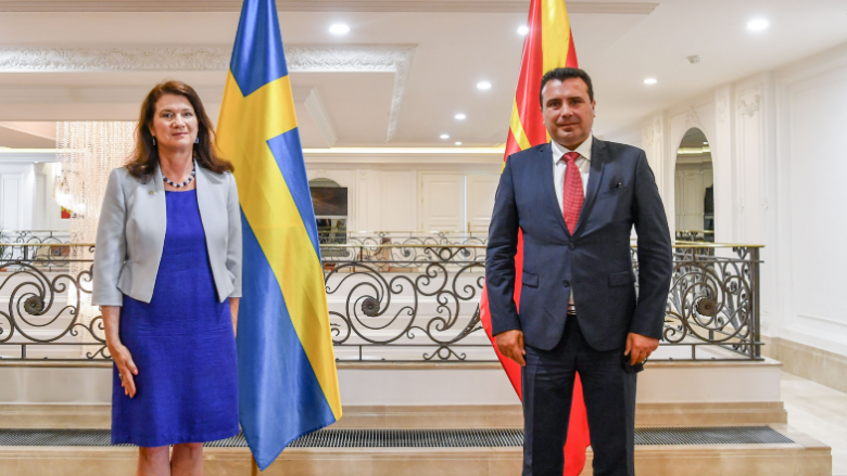 Zaev-Linde: Mbështetje e qartë nga Suedia për aspiratat evropiane të Maqedonisë së Veriut
