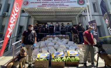 Kokaina midis bananeve – konfiskimi më i madh në historinë e Turqisë