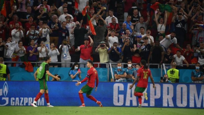 Ronaldo zhbllokon sfidën, shënon golin e katërt në këtë Kampionat Evropian