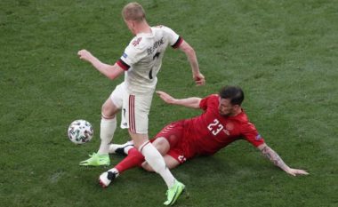 Notat e lojtarëve, Danimarka 1-2 Belgjika: De Bryne ndryshoi rrjedhën e takimit