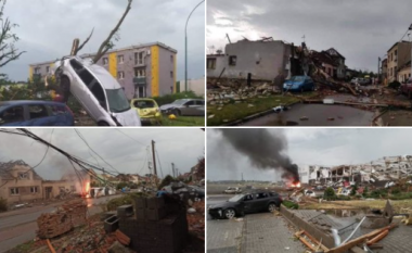 Pamje si në luftë, tornado godet Çekinë - disa fshatra janë rrafshuar me tokë, ka edhe viktima