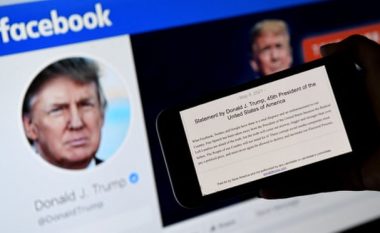 Facebook njofton se llogaria e ish-presidentit Trump do të qëndrojë e pezulluar për dy vjet