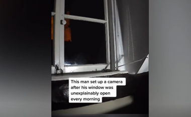 Burri vendosi një kamerë pasi dritarja e shtëpisë hapej gjatë natës – tronditet më pas me atë që sheh!