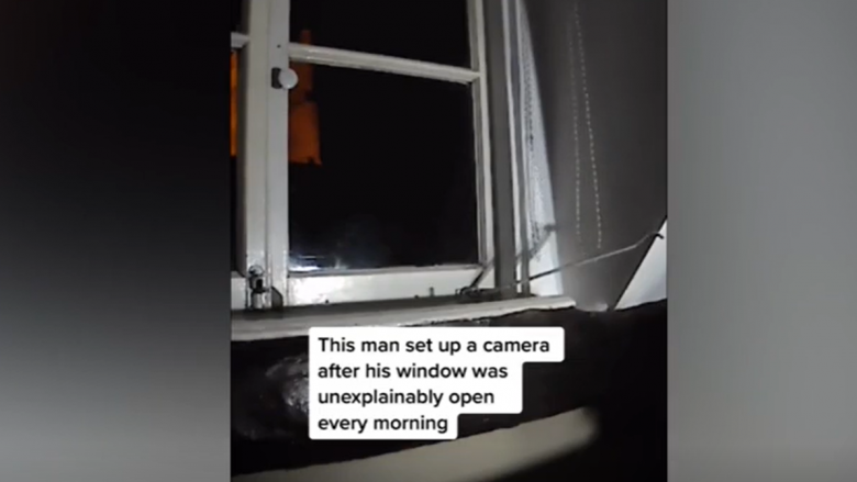 Burri vendosi një kamerë pasi dritarja e shtëpisë hapej gjatë natës – tronditet më pas me atë që sheh!