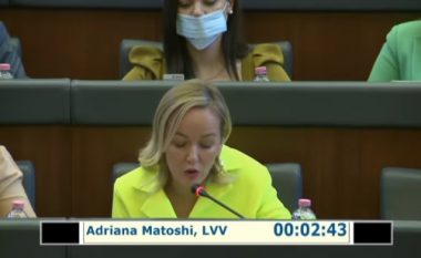 Adriana Matoshi në Kuvendin e Kosovës: Filmi duhet të shpallet interes shtetëror dhe si i tillë duhet të financohet
