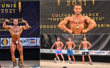 Pesë medalje për garuesit e bodybuildingut dhe fitnesit në Ballkanikun e Rumanisë – Kuleta, Bajraktaraj dhe Koci me të arta