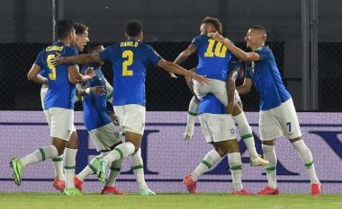 Brazili vazhdon me fitore në kualifikueset e Kupës së Botës, mposht Paraguain