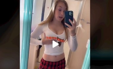 TikTok u ‘çmend’ nga kjo video: Vajza tregoi një hile që i bën gjinjtë e saj të duken tre herë më të mëdhenj