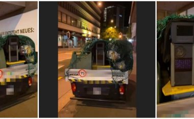 Policia zvicerane me metodë të re për gjobitjen e shoferëve të papërgjegjshëm, kamuflon radarin me kamerë në rimorkion e një kamioni