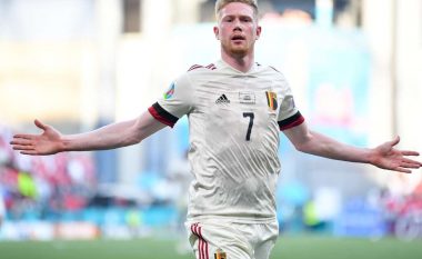 Me shumë pasoja pas operimit me 4 qershor në fytyrë, De Bruyne filloi me shkëlqim në Euro 2020