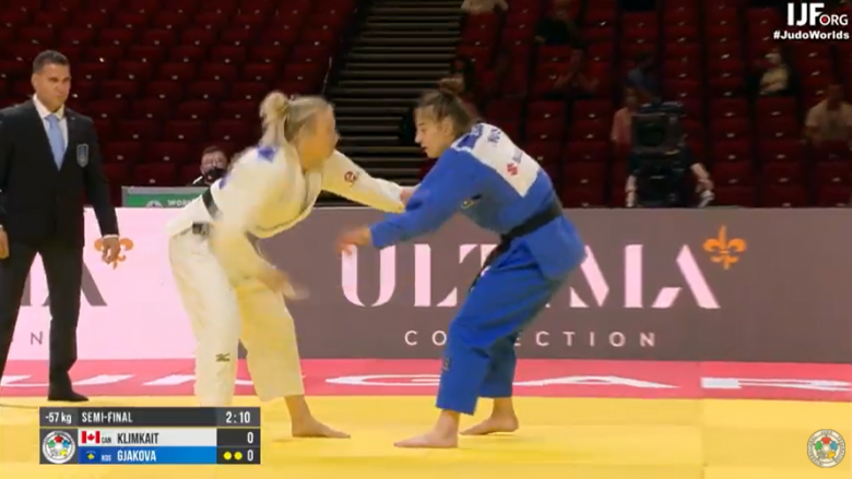 Nora Gjakova mposhtet në gjysmëfinale të Kampionatit Botëror në xhudo, por ka shansin për medaljen e bronztë