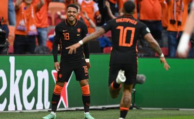Pjesa e parë: Holanda shkon në pushim me një gol epërsi ndaj Maqedonisë së Veriut