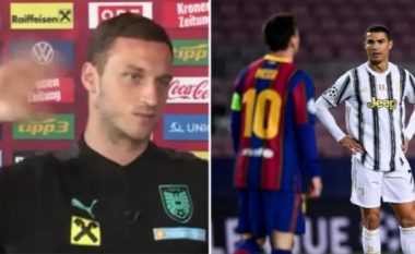Arnautovic pretendon gjatë konferencës për shtyp se Messi dhe Ronaldo janë nga një planet tjetër