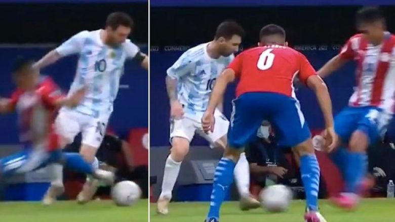 Asistimi magjik i Di Marias dhe turpërimi i lojtarëve kundërshtarë nga Messi karakterizuan fitoren e Argjentinës ndaj Paraguait