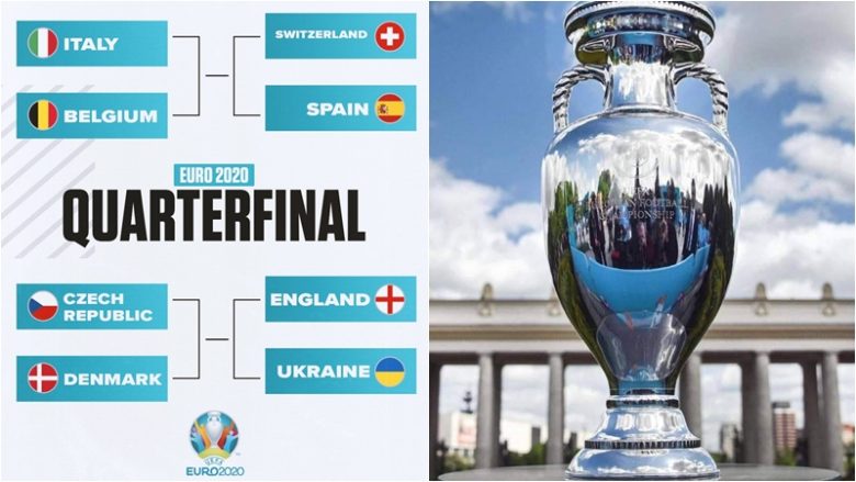 Konfirmohen tetë çerekfinalistët e Euro 2020, zbulohet orari