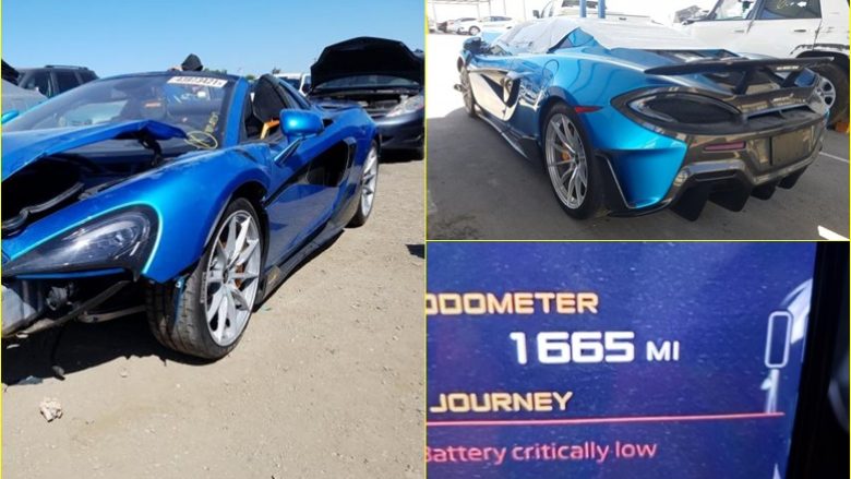 I sapo dalë në rrugë, ky McLaren 600LT Spider është shndërruar në një gjendje “për të të ardhur keq”