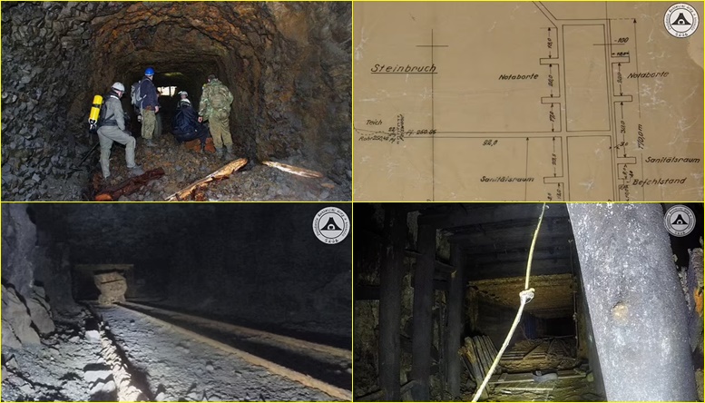 Zbulohet skica, tunelet e vullkanit nazist mund të jenë duke fshehur dokumente tepër sekrete të Gestapos