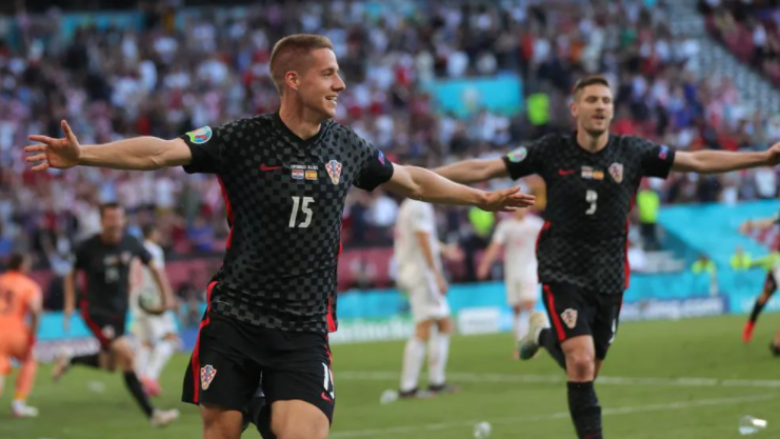 Dramë në Kopenhagë: Kroacia shënon në sekondat e fundit ndaj Spanjës për ta dërguar ndeshjen në vazhdime