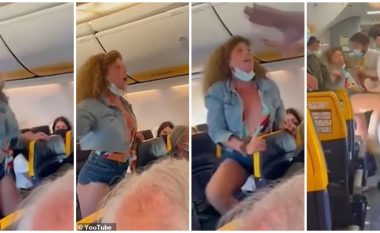 U kërkuan të vendosin maskë gjatë udhëtimit, pasagjerja italiane sulmon një grua brenda aeroplanit – autoritetet e rendit detyrohen të ndërhyjnë